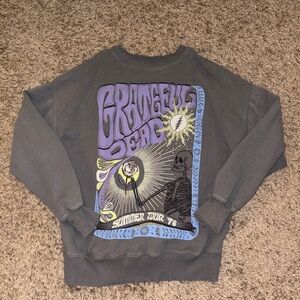 American Eagle grey Grateful Dead crewneck sweatshirt Size XS #gratefuldead